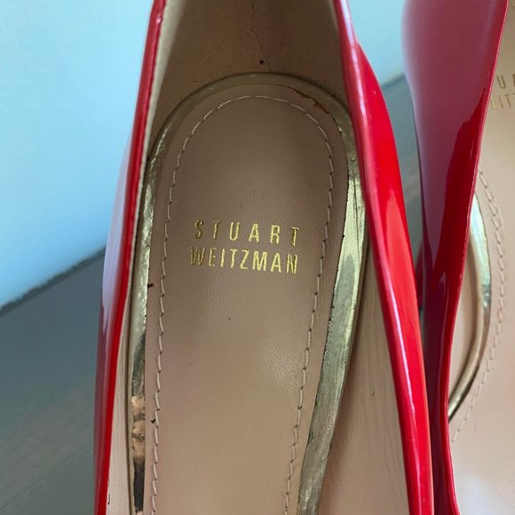 Red Stuart Weitzman Heels - Picture 4 of 6